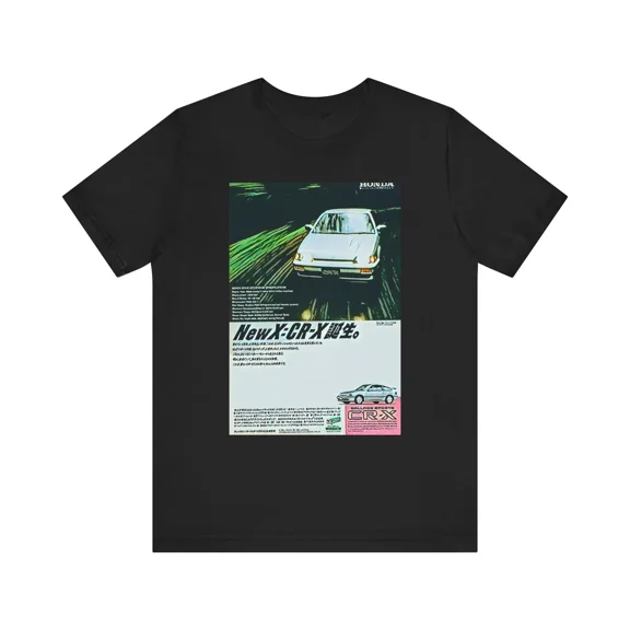 Reprint Rare C-RX JDM Graphic Print Tee Shirt Short Sleeve Crewneck Retro Car Art Gift