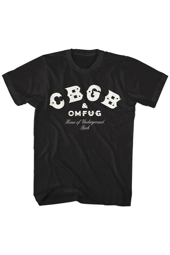 Reprint Rare CBGB OMFUG T-Shirt Vintage Rock Logo Graphic Tees