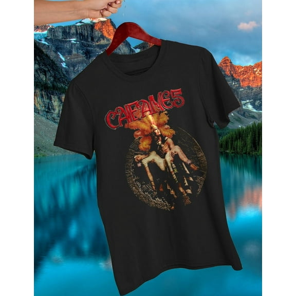 Reprint Rare Caifanes Black S-4XL T-Shirt Cotton Short Sleeve All Size
