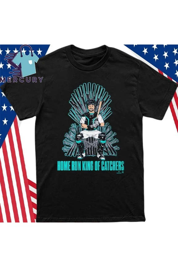 Reprint Rare Cal Raleigh Home Run King Of Catchers Shirt