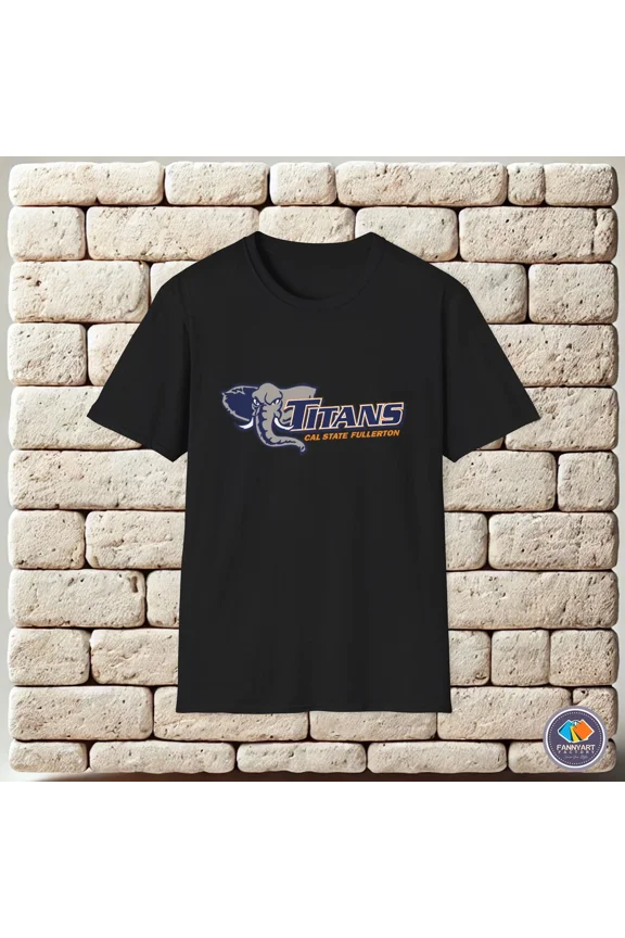 Reprint Rare Cal State Fullerton Titans Logo Unisex T-Shirt