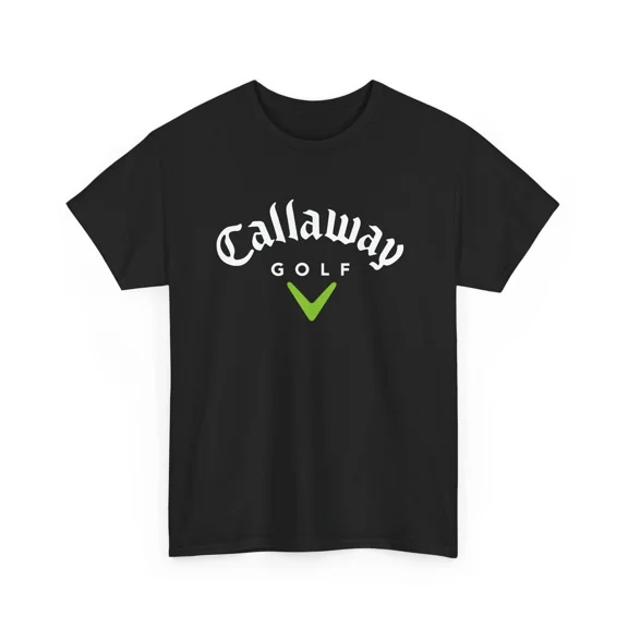 Reprint Rare Callaway Golf Unisex Graphic Black Tshirt Cotton Tee Sizes S-3XL Golf Fans