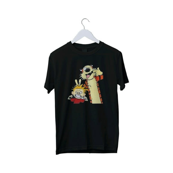 Reprint Rare Calvin & Hobbs Graphic T-Shirt Mens Unisex S M L XL 2 3 4 XL