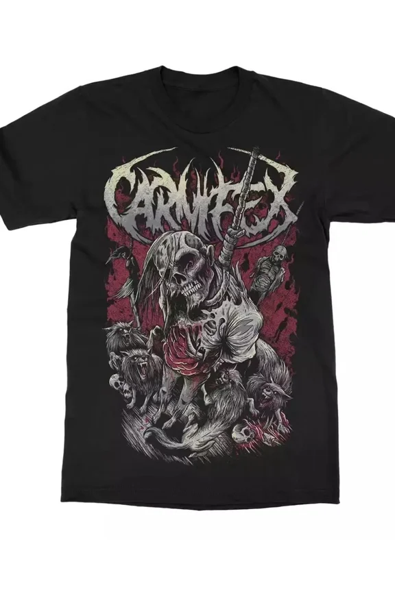 Reprint Rare Carnifex Tour Gift For Fan Unisex S-5XL Black T-shirt K569