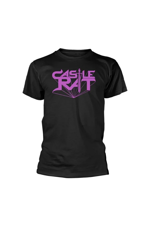 Reprint Rare Castle Rat Logo Black T-Shirt NEW OFFICIAL