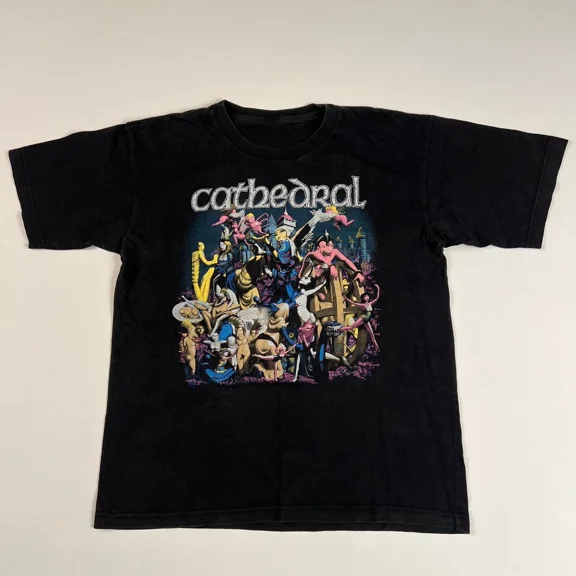 Reprint Rare Cathedral Band - Tour Concert 2012 Unisex T-Shirt All Size S To 5XL MK013