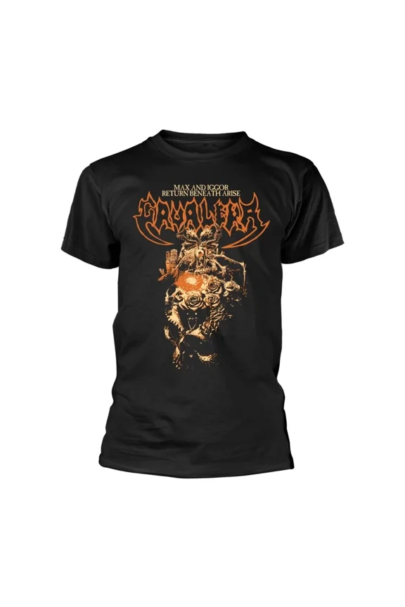 Reprint Rare Cavalera Beneath Arise Black T-Shirt NEW OFFICIAL