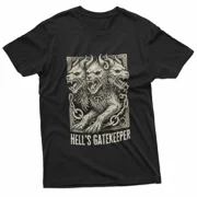 Reprint Rare Cerberus Mythical Three-Headed Dog T-Shirt