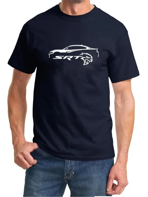 Reprint Rare Charger SRT Hellcat Classic Muscle Car Design Tshirt NEW