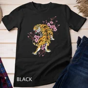 Reprint Rare Cherry Blossom Tiger Unisex T-shirt