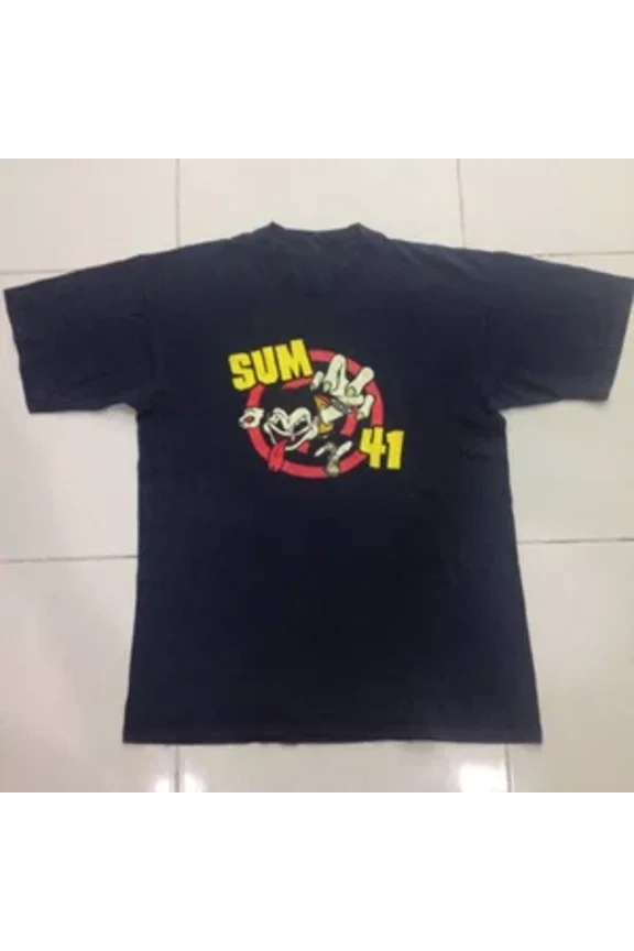 Reprint Rare Classic Sum 41 Band Unisex T Shirt Full Size S-5XL