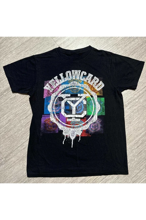 Reprint Rare Classic Yellowcard Cotton Short Sleeve T-Shirt For Gifts Full Size NZ625