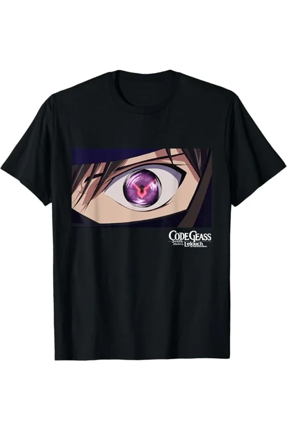 Reprint Rare Code Geass Purple Eye Enigmatic Anime Enthusiast Epic Gamer T-Shirt