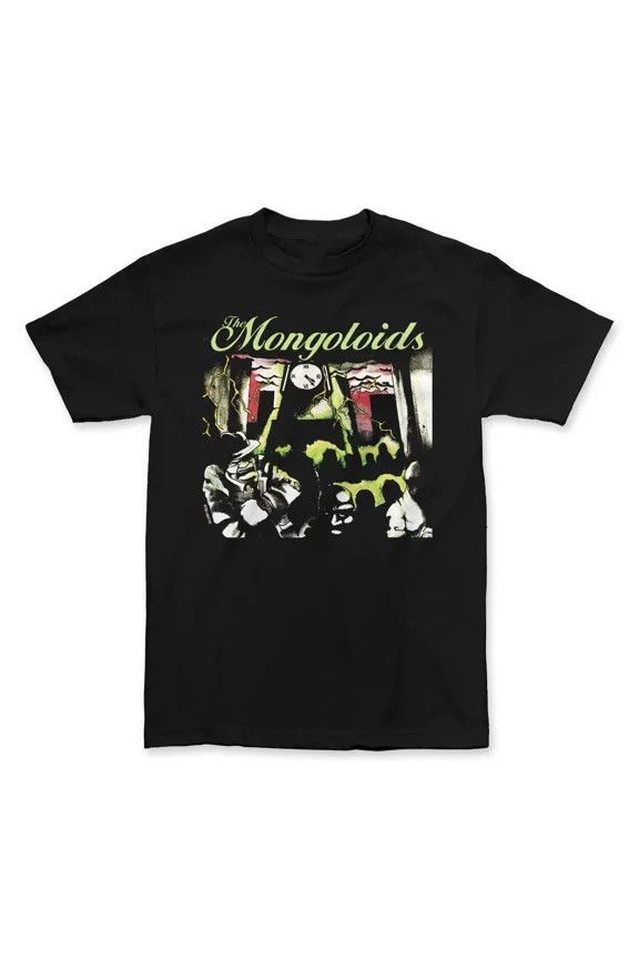 Reprint Rare Collection THE MONGOLOIDS Album Cotton Black All Size T Shirt Unisex AG626