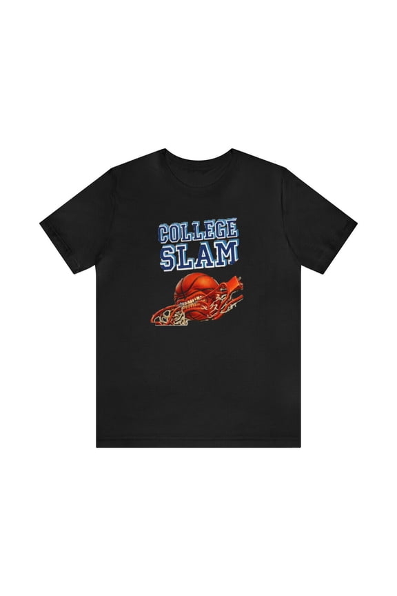Reprint Rare College Slam SNES Retro Style Pixel Art Unisex Short Sleeve Tee T-Shirt