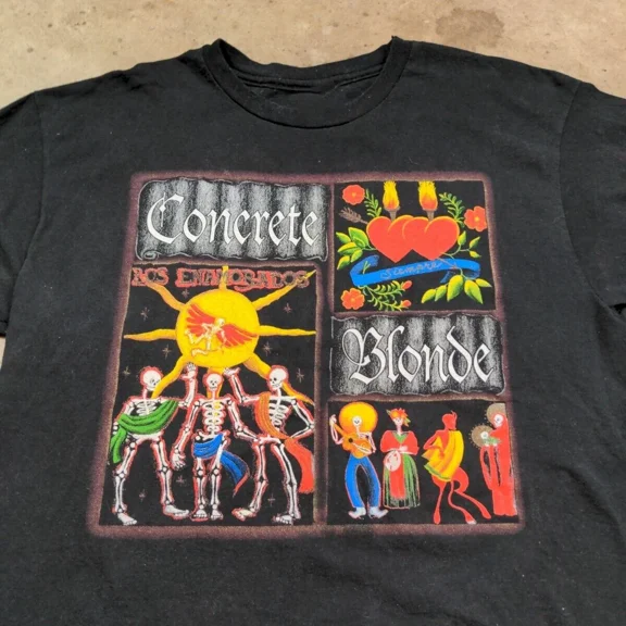 Reprint Rare Concrete Blonde Band Album Tour Adult Cotton T-Shirt S To 5XL MK555