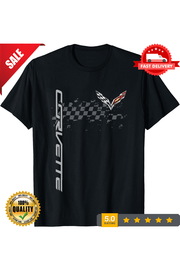 Reprint Rare Corvette Racing Legacy Graphic Unisex T Shirt, NEW INSTOCK-TH80044