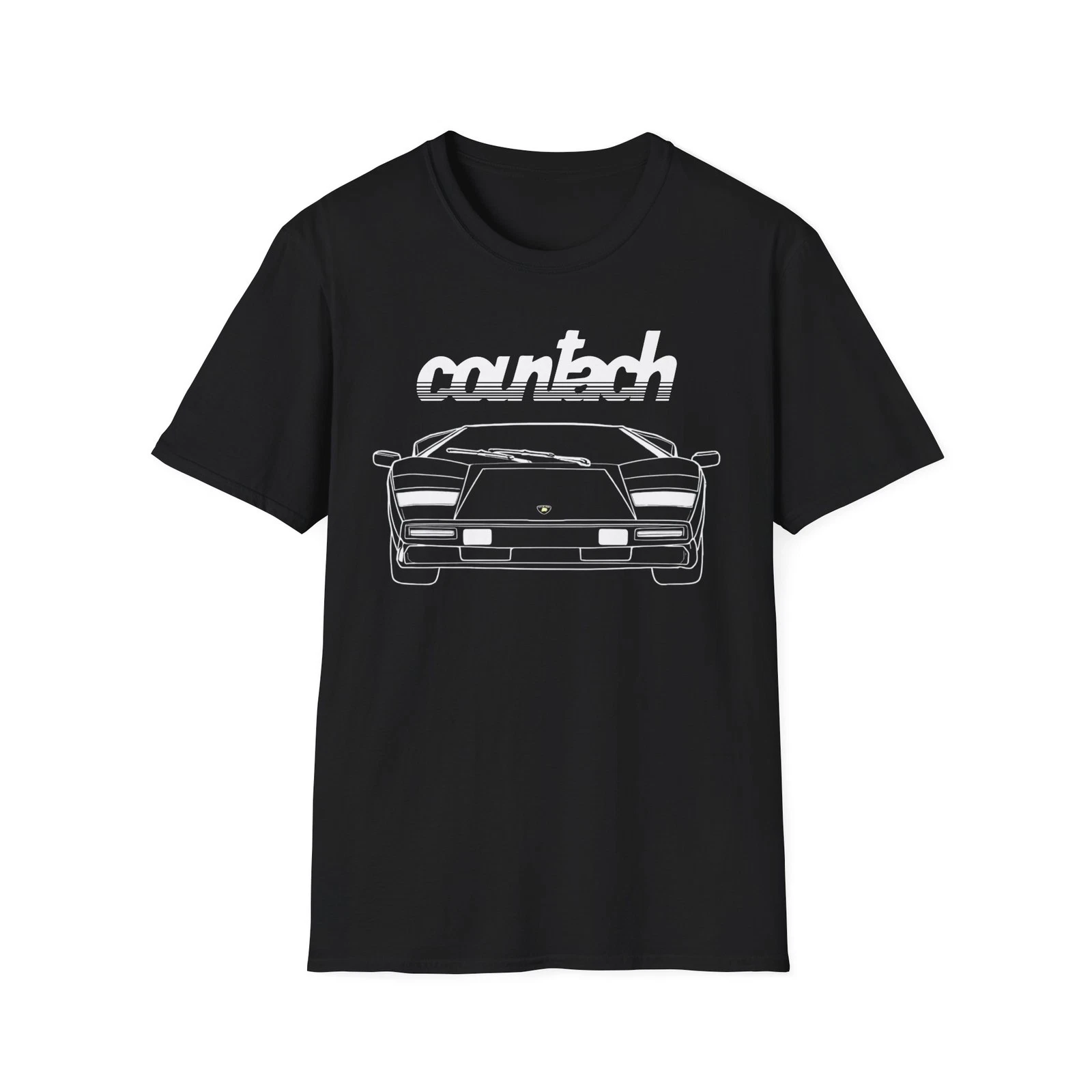 Reprint Rare Countach T-Shirt | 80s Retro Supercar Tee | Exotic Car ...