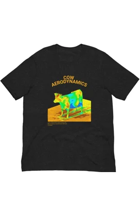 Reprint Rare Cow Aerodynamics Shirt, Funny Meme Shirt Size S-5XL