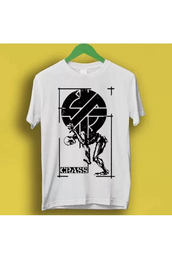 Reprint Rare Crass Punk Anarchy British Street Punk Graffiti Retro Cool Gift Tshirt, Size all