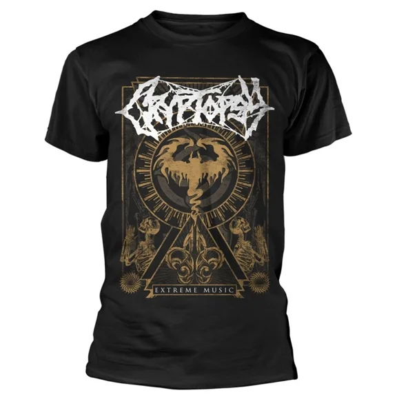 Reprint Rare Cryptopsy Extreme Music T-Shirt NEW OFFICIAL