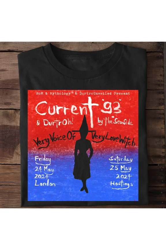 Reprint Rare Current 93 Tour 2024 Collection Gift For Fan S to 5XL T-shirt S5356