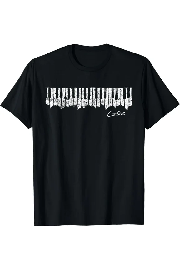 Reprint Rare Cursive - The Ugly Organ T-Shirt