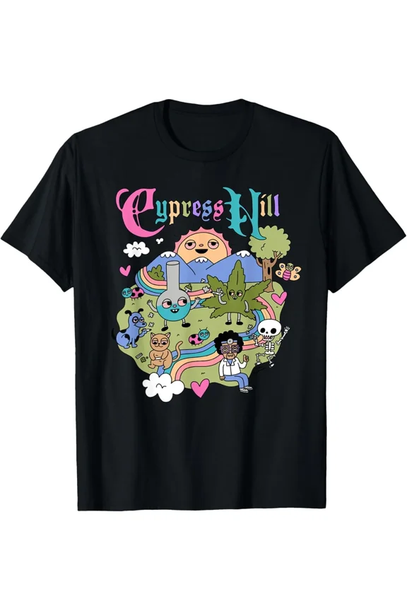 Reprint Rare Cypress Hill - Happy Time T-Shirt