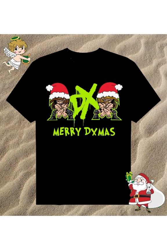 Reprint Rare D-Generation X Christmas T-Shirt Unisex Cotton Short Sleevee S To 4XL MO260