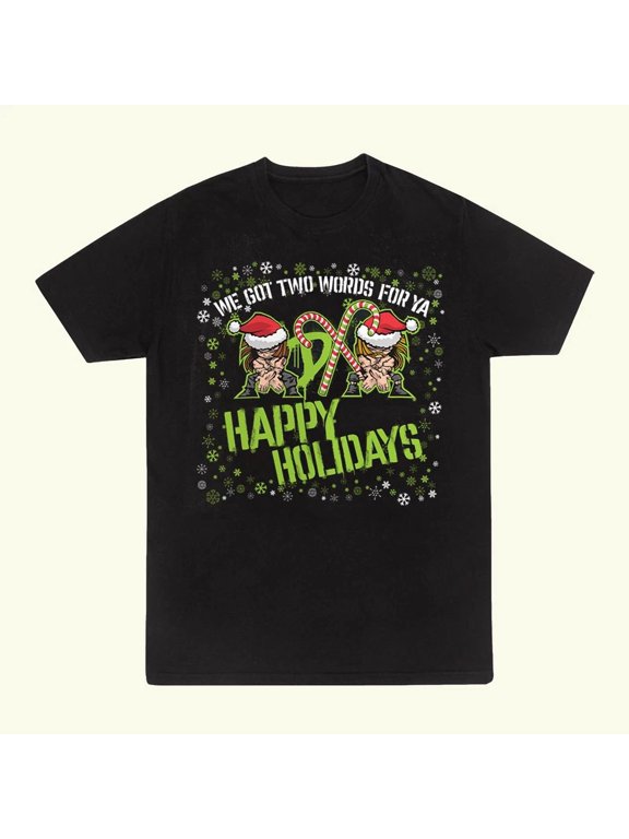 Reprint Rare D-Generation X Happy Holiday Christmas T-Shirt Cotton Tee For Men S-4Xl LI1323