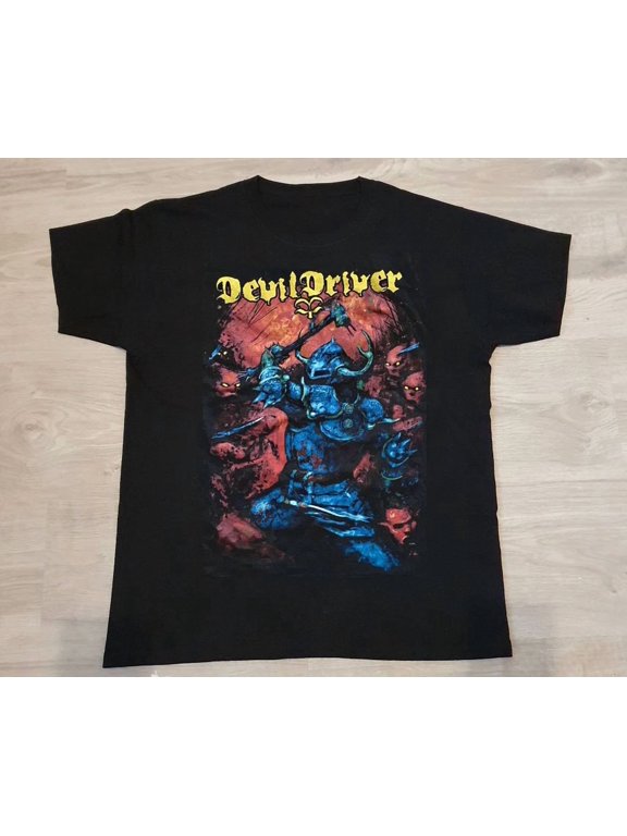 Reprint Rare DEVIL DRIVER Shirt I LOVE THE KILLING T-Shirt Cotton Black S-5XL