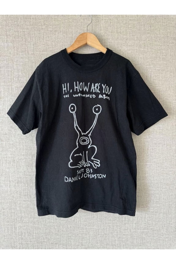 Reprint Rare Daniel Johnston Hi How Are You Adult Tee For Men Women Shirt All Size BL2.302