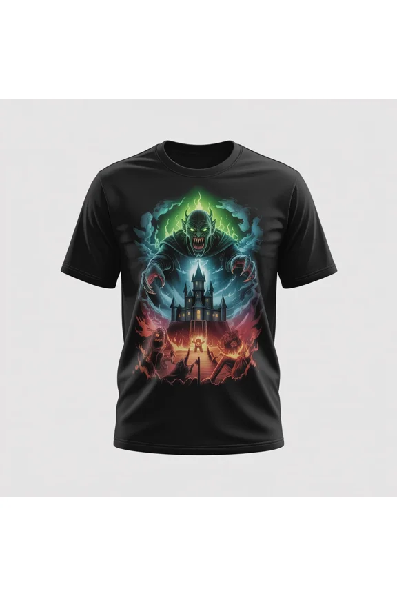 Reprint Rare Dark Lord Gothic Shirt – Fire & Castle Fantasy Metal Tee
