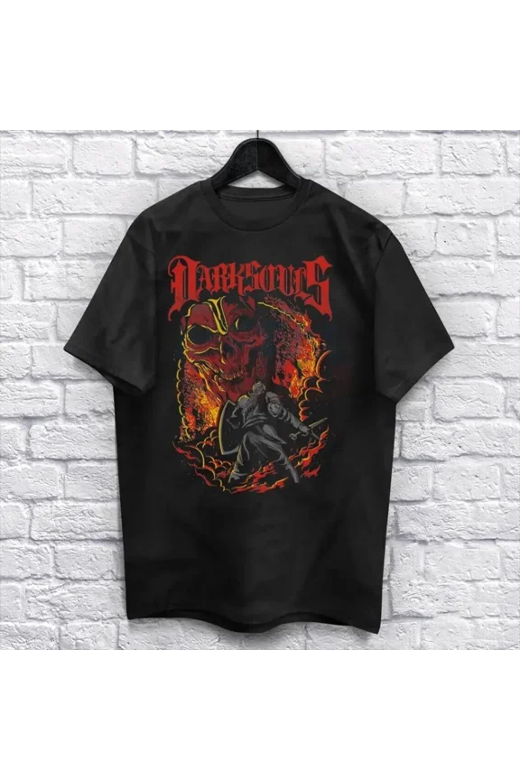 Reprint Rare Dark Souls T-Shirt Unisex (For Men and Women) Elden Ring Shirt Gamer Shirt Heavy