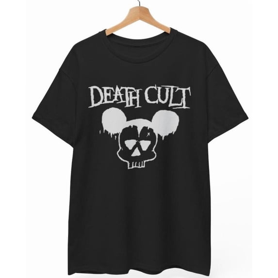 Reprint Rare Death Cult T-shirt, Sisters of Mercy, Skeletal Family, Killing Joke, Unisex tee