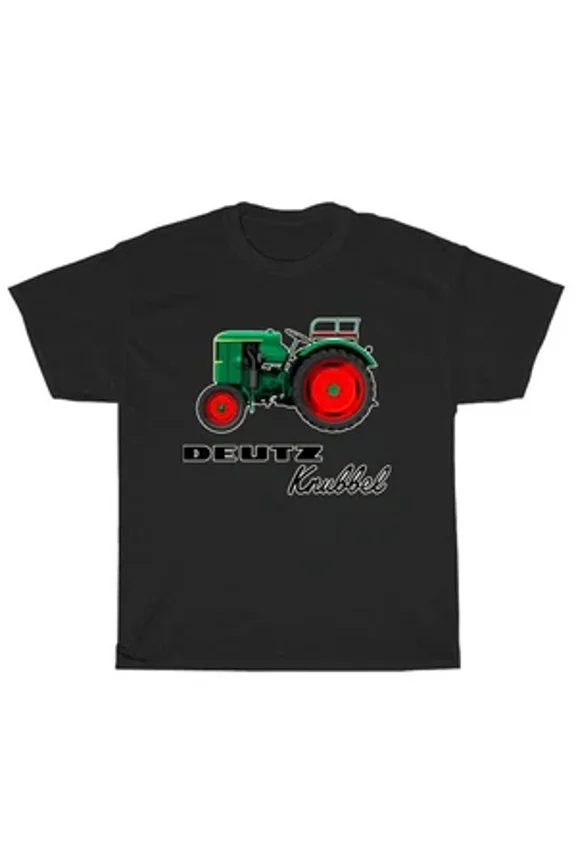 Reprint Rare Deutz Fahr Tractor Logo American Men's T-Shirt Funny Size S to 5XL