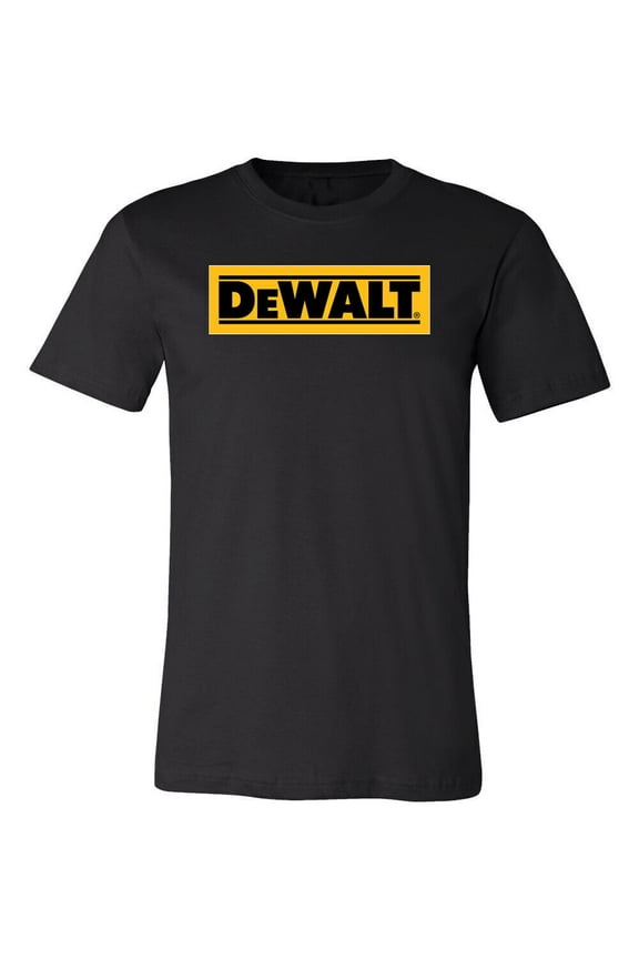 Reprint Rare Dewalt Tools Black TEXT T-Shirt shirt 6 Sizes S-5XL! Fast Ship!