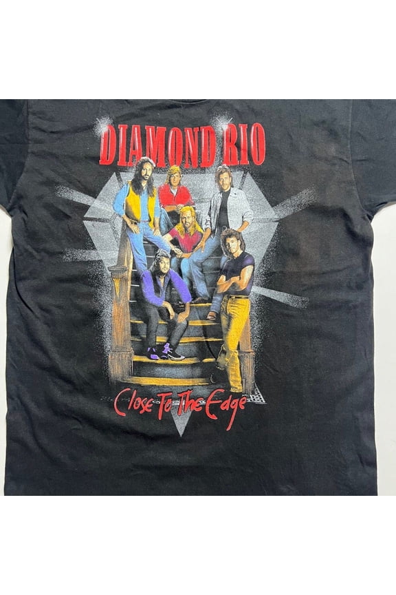 Reprint Rare Diamond Rio Black T-Shirt Cotton Full Size Unisex S-5XL