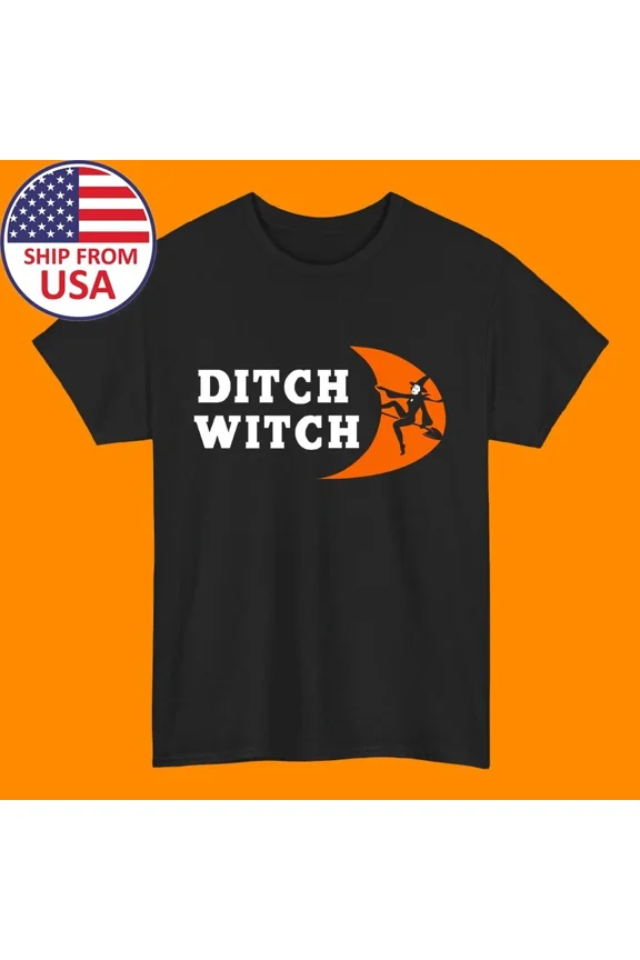 Reprint Rare Ditch Witch Equipment Men's Black Size S-5XL