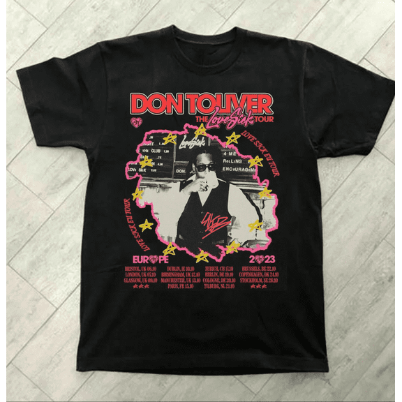 Reprint Rare Don Toliver The Love Sick Tour Gift Unisex T-Shirt All Size