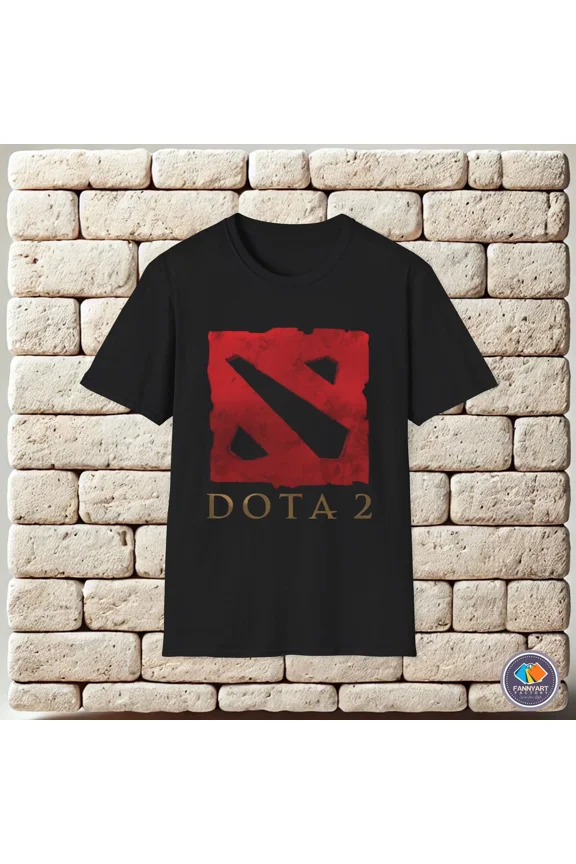 Reprint Rare Dota 2 Symbol Logo Unisex T-Shirt