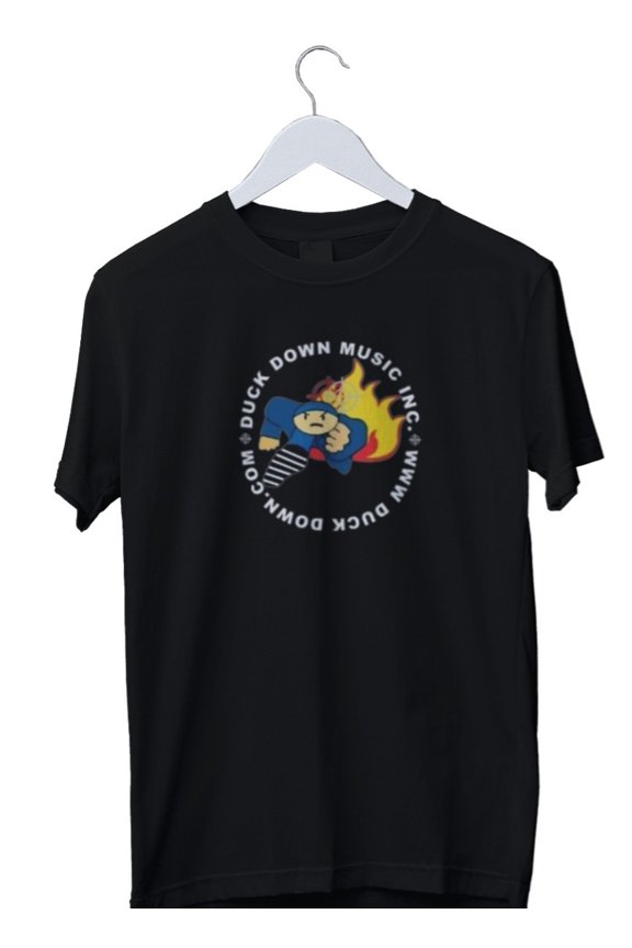 Reprint Rare Duck Down Records Old School label Graphic T-Shirt Mens S M L XL 2 3 4 XL