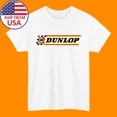 thumbnail image 1 of Reprint Rare Dunlop Motorcycle Racing Tires Men's White Size S-5XL, 1 of 2