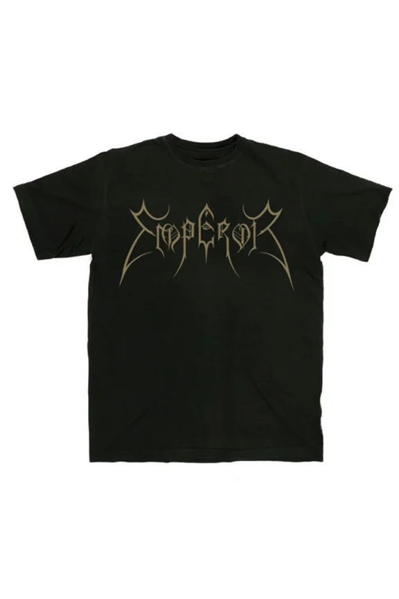 Reprint Rare EMPEROR cd cvr GOLD LOGO Official SHIRT XL New wrath shadows anthems nightside