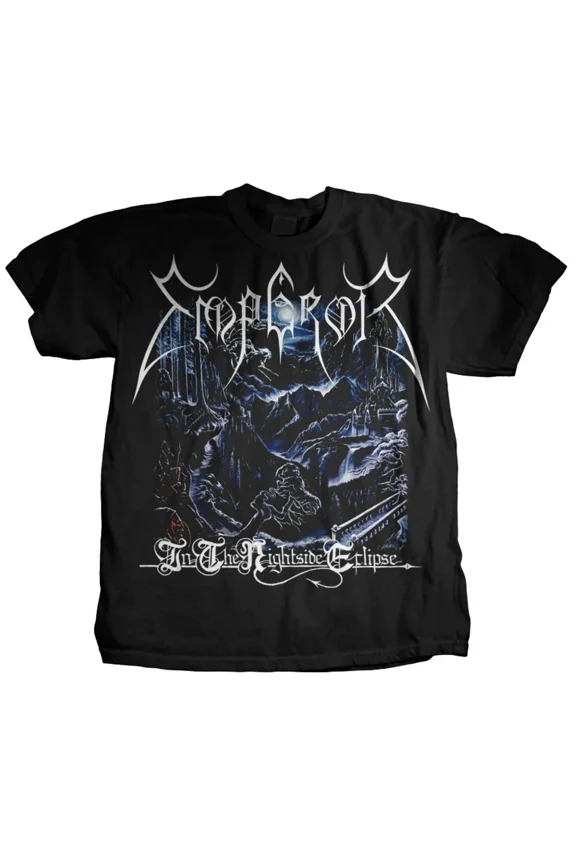 Reprint Rare EMPEROR cd cvr IN THE NIGHTSIDE ECLIPSE Official SHIRT XXL 2X new