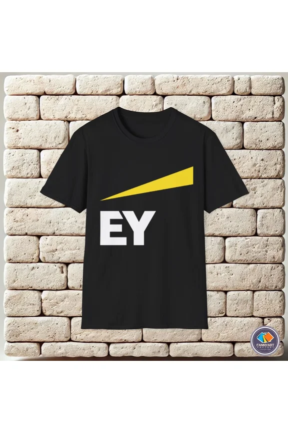 Reprint Rare EY Big Four 4 Audit Consultin Firm Logo Brand Unisex T-Shirt
