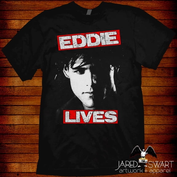 Reprint Rare Eddie & The Cruisers T-shirt Eddie Lives based on the 1983 movie 80s