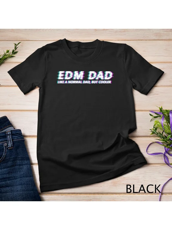 Reprint Rare Electronic Dance Music Father EDM Dad Unisex T-shirt