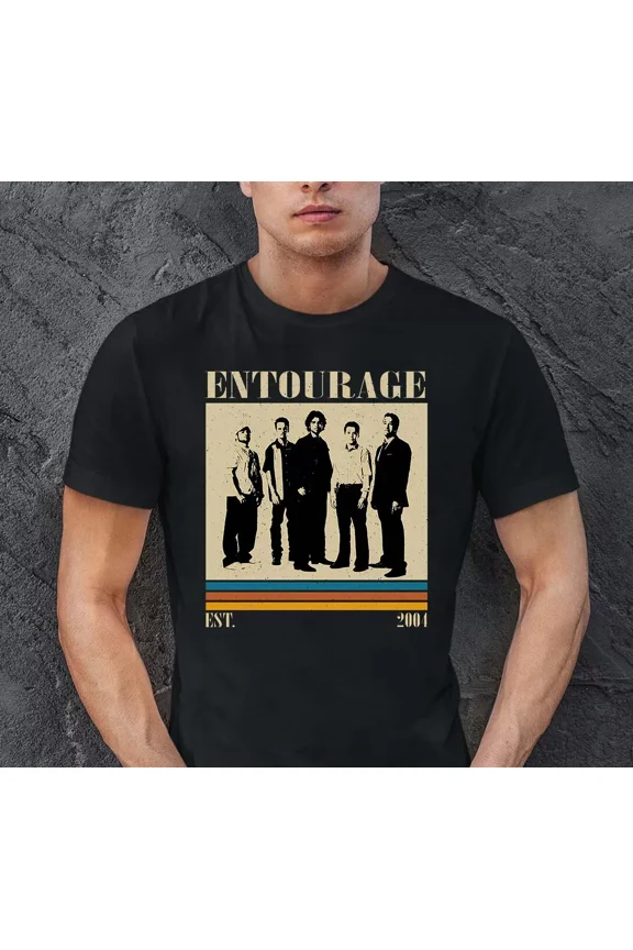 Reprint Rare Entourage Tv Series Est 2004 T-Shirt