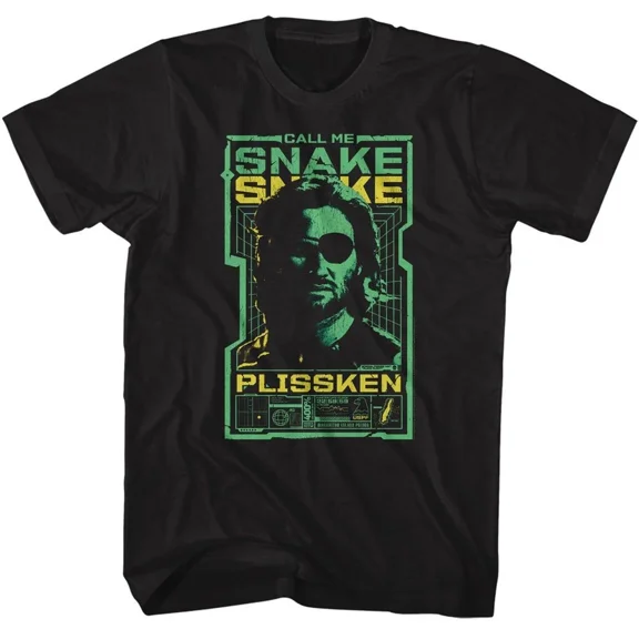 Reprint Rare Escape Call Me Snake Tech Screen Movie Shirt
